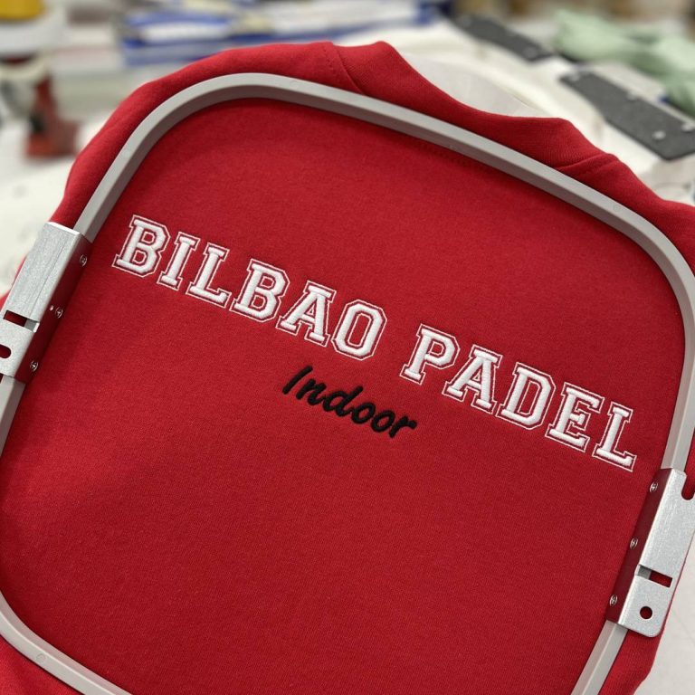 jersey personalizado para bilbao padel bordado express