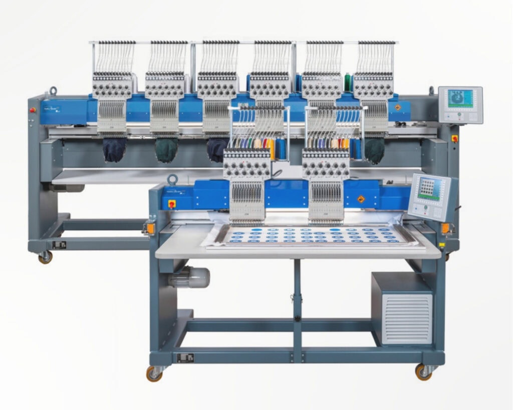Máquinas de bordar multicabezales marca ZSK