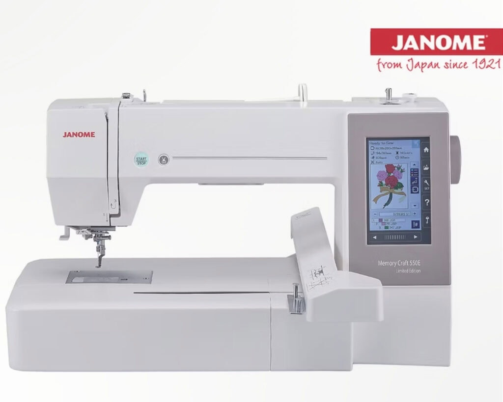 Máquina de bordar doméstica Janome