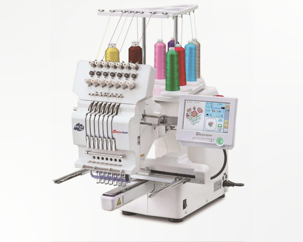 Máquina semi profesional de bordado marca HappyJappan HCH Series