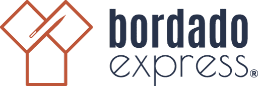 Logotipo de Bordado Express, taller de bordado industrial